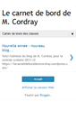 Mobile Screenshot of lecarnetdeborddemcordray.blogspot.com