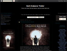 Tablet Screenshot of dark-endeavor-movie-trailer.blogspot.com
