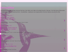 Tablet Screenshot of devoted2hair.blogspot.com