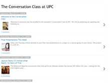 Tablet Screenshot of conversationclassupc.blogspot.com