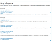 Tablet Screenshot of infoguerre.blogspot.com