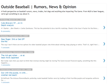 Tablet Screenshot of outsidebaseball.blogspot.com