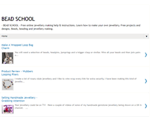 Tablet Screenshot of beadschool.blogspot.com
