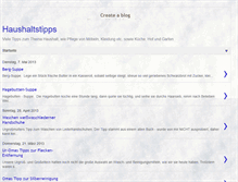 Tablet Screenshot of haushaltstips.blogspot.com