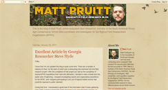 Desktop Screenshot of mattpruittonline.blogspot.com