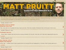 Tablet Screenshot of mattpruittonline.blogspot.com