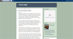 Desktop Screenshot of acmaamagdi.blogspot.com