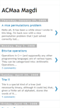 Mobile Screenshot of acmaamagdi.blogspot.com