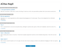 Tablet Screenshot of acmaamagdi.blogspot.com
