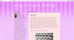 Desktop Screenshot of kitty-cat-loves-crafting.blogspot.com
