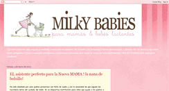 Desktop Screenshot of milkybabiesperu.blogspot.com