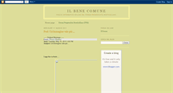 Desktop Screenshot of ilbenecomune-fpm.blogspot.com