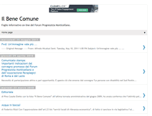 Tablet Screenshot of ilbenecomune-fpm.blogspot.com