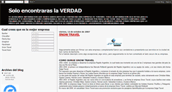 Desktop Screenshot of laverdaddelturismo.blogspot.com