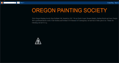 Desktop Screenshot of oregonpaintingsociety.blogspot.com