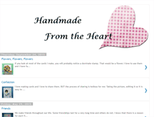 Tablet Screenshot of handmadefromtheheart.blogspot.com