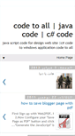 Mobile Screenshot of code2all.blogspot.com