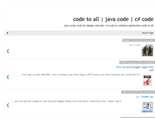 Tablet Screenshot of code2all.blogspot.com