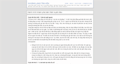 Desktop Screenshot of khoanglangtamhon.blogspot.com