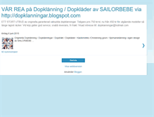 Tablet Screenshot of dopklanningar.blogspot.com