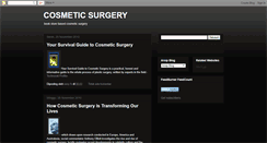 Desktop Screenshot of blogcosmeticsurgery.blogspot.com