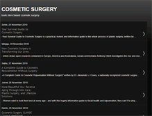 Tablet Screenshot of blogcosmeticsurgery.blogspot.com