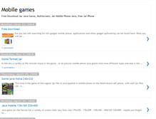 Tablet Screenshot of mobiles-java-games.blogspot.com