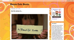 Desktop Screenshot of maisieeatsbento.blogspot.com