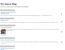 Tablet Screenshot of pjsnascar.blogspot.com