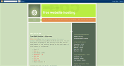 Desktop Screenshot of freewebsitehosting.blogspot.com