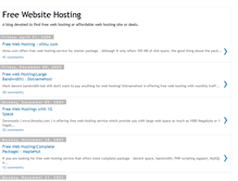 Tablet Screenshot of freewebsitehosting.blogspot.com