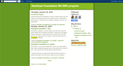 Desktop Screenshot of amethystfoundation.blogspot.com