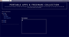 Desktop Screenshot of portableappscollection.blogspot.com