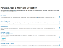 Tablet Screenshot of portableappscollection.blogspot.com
