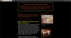 Desktop Screenshot of metaliminalreflections.blogspot.com