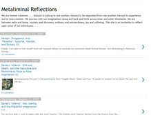 Tablet Screenshot of metaliminalreflections.blogspot.com