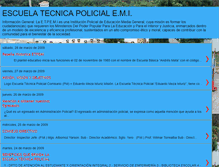 Tablet Screenshot of escuelatecnicapolicialemi.blogspot.com