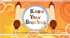 Desktop Screenshot of knowyourbrochos.blogspot.com