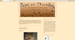 Desktop Screenshot of dogsonthursday.blogspot.com