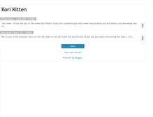 Tablet Screenshot of kori-kitten-pics.blogspot.com