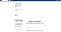 Desktop Screenshot of projectiontvs.blogspot.com