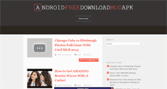 Desktop Screenshot of downloadmodapk.blogspot.com