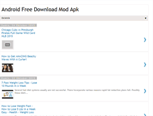 Tablet Screenshot of downloadmodapk.blogspot.com