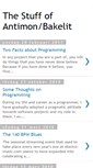 Mobile Screenshot of antimonbakelit.blogspot.com