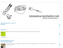 Tablet Screenshot of designerandfrustratedchef.blogspot.com