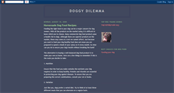 Desktop Screenshot of dog-dilemmas.blogspot.com