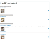 Tablet Screenshot of ingvildskortmakeri.blogspot.com