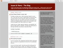 Tablet Screenshot of issuesviews.blogspot.com