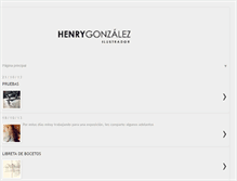 Tablet Screenshot of henrygonzalez.blogspot.com