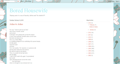 Desktop Screenshot of boredhousewife.blogspot.com